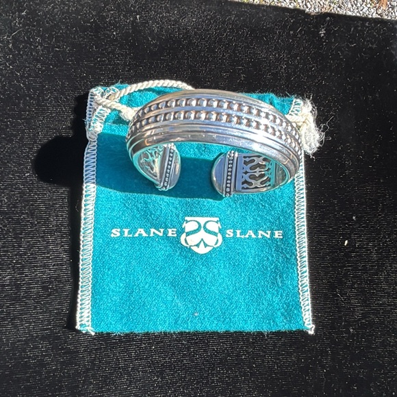 SLANE & SLANE STERLING SILVER CUFF BRACELET ( SMALL SIZE ) - Picture 8 of 17